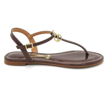 Imagem de Sandalia Feminina Vizzano Original Confortavel Rasteira 1008, 35, Marr