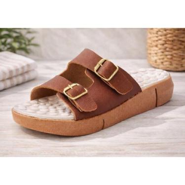 Imagem de Sandália Feminina Ortopédica Ultra Confortável Para Esporão e Fascite 