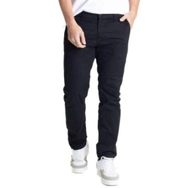 Imagem de Calça Sarja Sawary Slim - 280832 - preta 44-Masculino