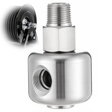 Imagem de Otoolling Adaptador giratório NPT de 9,5 mm compatível com bomba geral de aço inoxidável, mangueira giratória macho para fêmea, encaixe de lavadora de pressão, 3000PSI