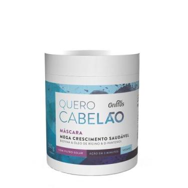 Imagem de Máscara Mega Crescimento Saudável Quero Cabelão Griffus 500g