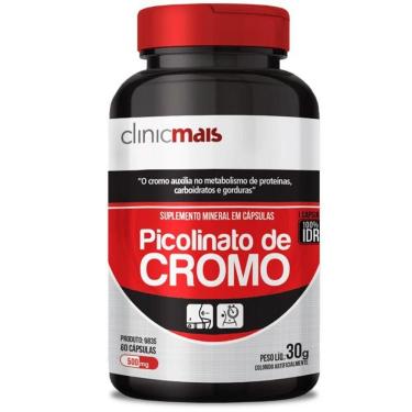 Imagem de Picolinato De Cromo 500Mg Chá Mais 60cáps