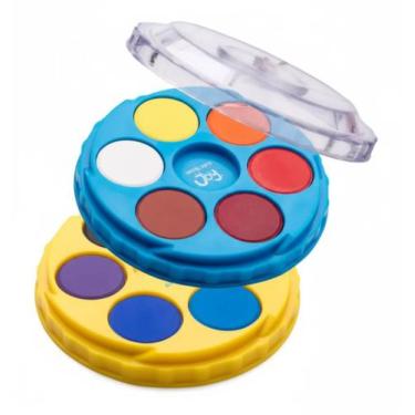 Imagem de Aquarela 12 cores color joy leo&leo