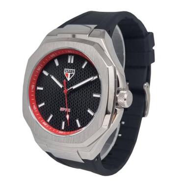 Imagem de Relógio Oficial São Paulo FC Pulseira Preta SPFC-007-1