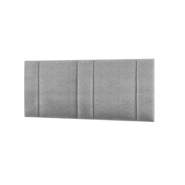 Imagem de Cabeceira Queen Estofada Com Led Linho Cinza