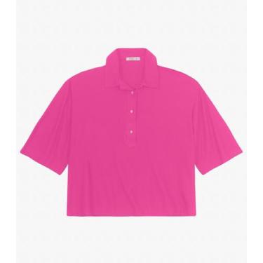 Imagem de Blusa Manga Curta Plus Size Secret Glam Rosa, Plus G4, Rosa