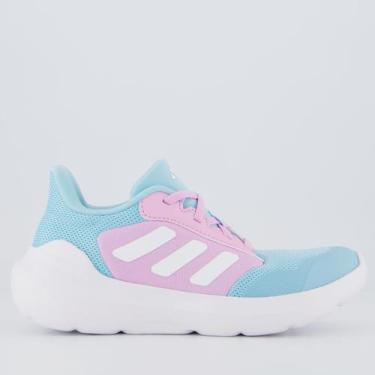 Imagem de Tênis Adidas Tensaur Run 3.0 Juvenil Azul e Lilás, 38