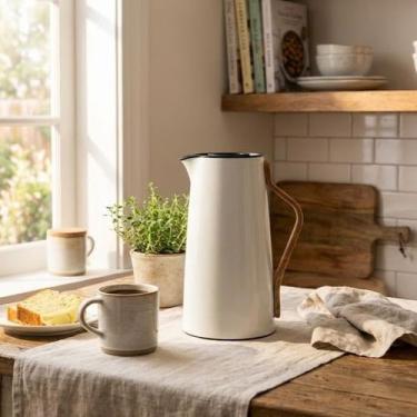 Imagem de Garrafa Termica Kyoto 1 Litro Cafe Cha Chimarrao Agua Quente Fria Cons