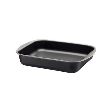 Imagem de Assadeira Funda Brasil Em Alumínio Antiaderente Starflon Max Grafite 22 Cm 1,9 L