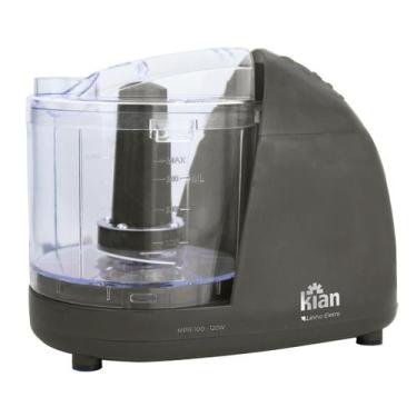 Imagem de Mini Processador Multifunções 120W - Kian, 220V, Cinza