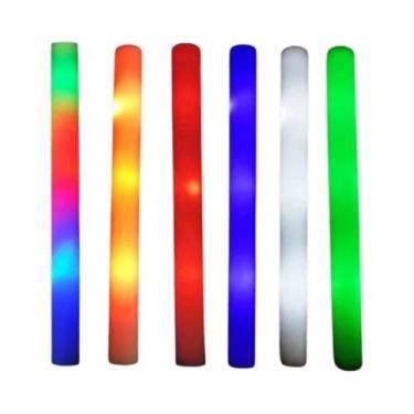 Imagem de Bastões De Espuma LED Luminosos 20-30 Peças, Tubos De Torcida, Varinha