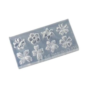 Imagem de Molde De Silicone Floral De Flor De Cerejeira Lily Para Unhas, Ferrame