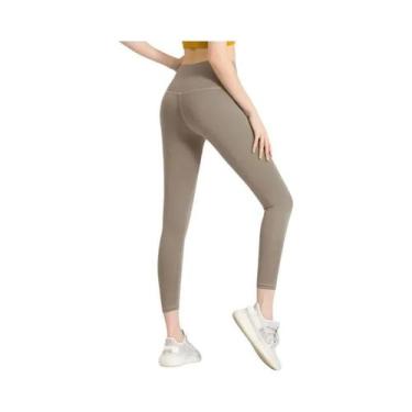 Imagem de Leggings De Yoga Femininas De Cintura Alta, Calças De Fitness Para Lev