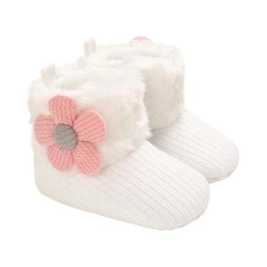 Imagem de Botas Quentes De Inverno Para Bebês, Meninos E Meninas, Com Bolas Pelu