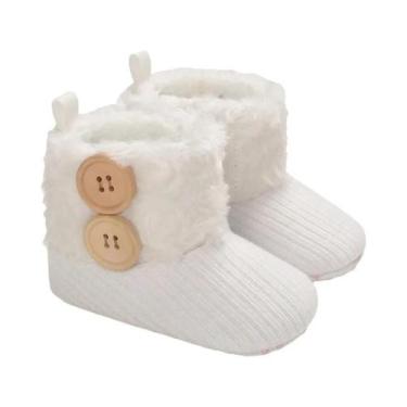 Imagem de Botas Quentes De Inverno Para Bebês, Meninos E Meninas, Com Bolas Pelu