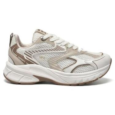 Imagem de Tênis Feminino Casual Esportivo Via Marte 240010 Creme-Feminino