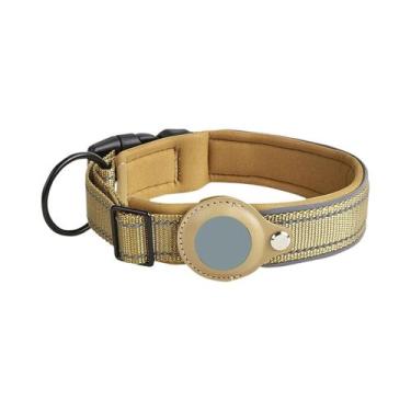 Imagem de Coleira Refletiva Com GPS Para Cães De Porte Médio E Grande, Coleira A