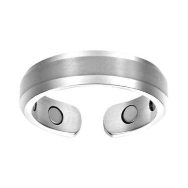 Imagem de Anel De Terapia Magnética Dupla Ajustável Para Homens E Mulheres, Joia