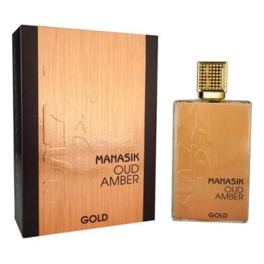 Imagem de Perfume Árabe Manasik Oud Amber Gold Eau de Parfum 100ml Unissex Impor