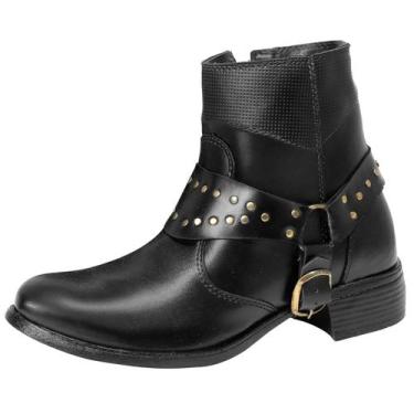 Imagem de Bota Feminina Cano Curto Social Casual - SLZ, Preto, 36