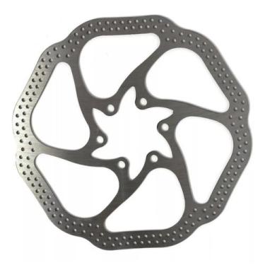 Imagem de Disco Freio Rotor Para Bike 160mm Inox 6 Parafusos Cor Prateado - Abso