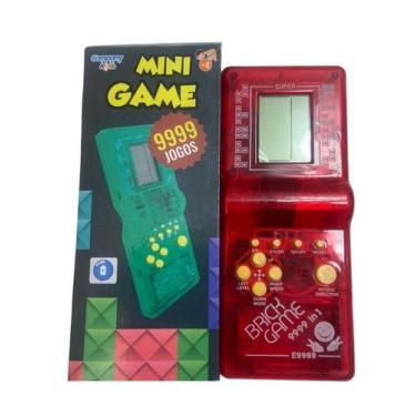 Imagem de Kit 2 Mini Game Brink Game Portátil Jogos Antigos Retro - Company kids