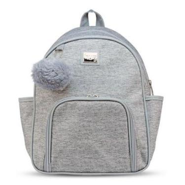 Imagem de Mochila de Maternidade Hug Barcelona Cinza-Unissex