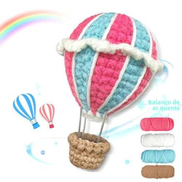 Imagem de Kit De Crochê Para Iniciantes YAMAXIN Tema Balão De Ar Quente Conjunto