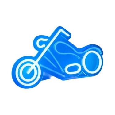 Imagem de Letreiro Neon LED Retrô Regulável Para Motocicletas Chopper, Decoração