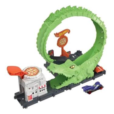 Imagem de Hot Wheels Pista City Ataque Do Crocodilo Hkx39 - Mattel