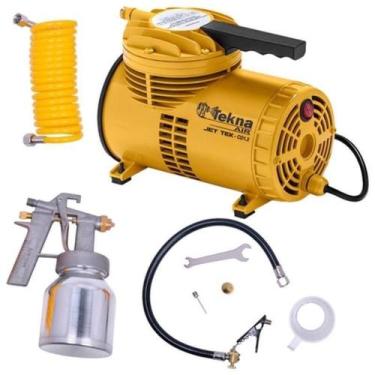 Imagem de Compressor Ar Direto Bivolt Kit Acessórios Tekna Cd12151bk