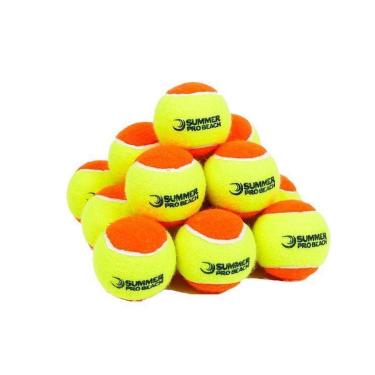 Imagem de Kit com 6x Bolinhas de Beach Tennis Summer Pro-Unissex