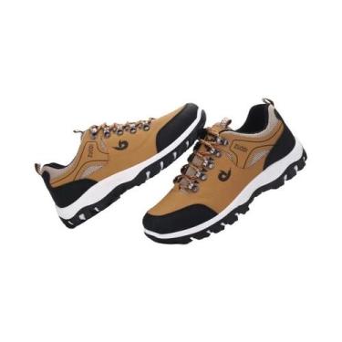 Imagem de Tênis Casuais De Couro Masculinos Leves E Resistentes Para Primavera, 