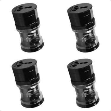 Imagem de Kit 10 Adaptadores Tomada Universal Padrão EU e BR Oex CP100 - ENJOY