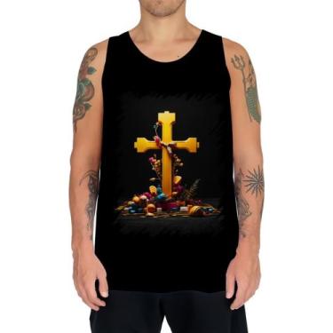 Imagem de Camiseta Regata da Cruz de Jesus Igreja Fé 24 - Kasubeck Store®, INF 1