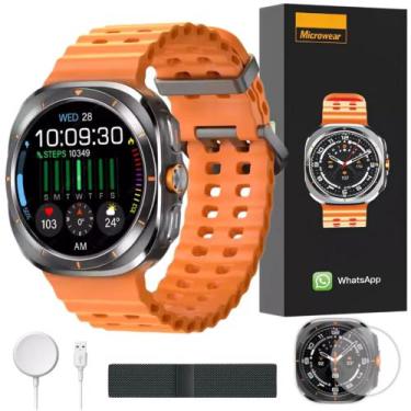 Imagem de Smartwatch Smart Ultra Responde WhatsApp Relógio 47mm GPS Com 2 Pulsei