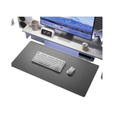 Imagem de Grande Tapete De Couro Para Mesa, Protetor De Mouse E Teclado Para Mes