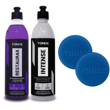 Imagem de Kit revitalizador de plasticos intense + restaurax vonixx - MARCA, Sem