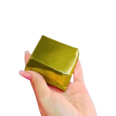 Imagem de Papel Chumbo para Bolo Gelado Ouro 20x22cm Carber com 100 unidades