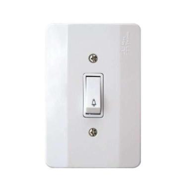 Imagem de Conjunto Interruptor para Campainha Linha Millenium com Botão de Acion