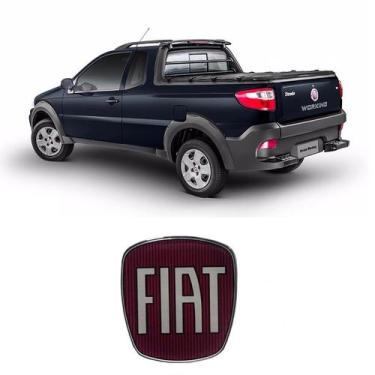 Imagem de Emblema Da Maçaneta Tampa Traseira Fiat Strada Resinado - SPORTINOX