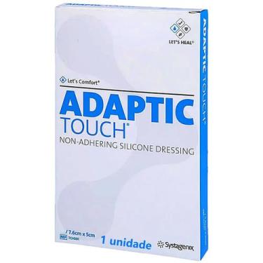 Imagem de Curativo Adaptic Touch em Silicone 7.6x5cm ref TCH501 - unidade - Syst