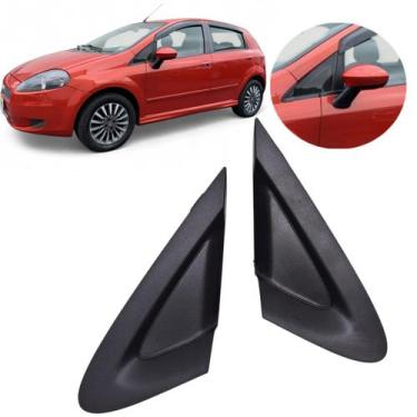 Imagem de Par Moldura Acabamento do Paralama Fiat Punto 2008 2009 2010 2011 2012