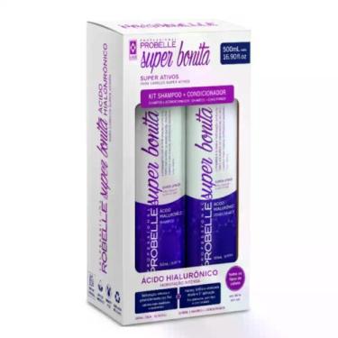 Imagem de Shampoo + Condicionador Acido Hialuronico Probelle 500ML