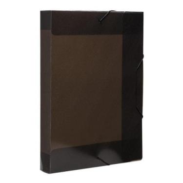 Imagem de Pasta com elástico A4 4cm fume New Line Dello