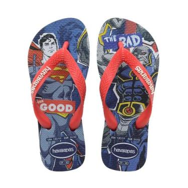 Imagem de Chinelo Havaianas Kids Top Heróis DC - Marinho, 29/30, Marinho, Infant