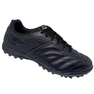 Imagem de Chuteira Dray Couro Society Ref 566, Preto, Preto, 37