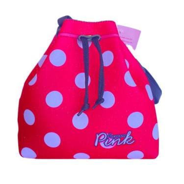 Imagem de Bolsa Infantil Bucket Estampa Poá - Princesa Pink