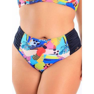 Imagem de Calcinha de Biquíni, Sunquini Plus Size, Fio Dental, Tams. 52 e 54 - B