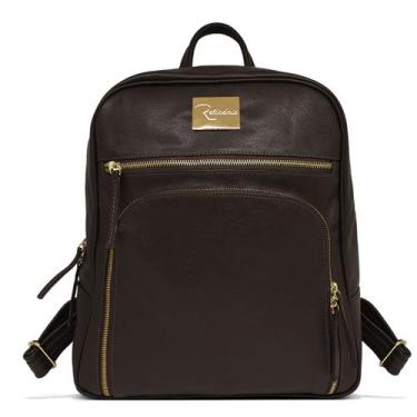 Imagem de Mochila de Couro Feminina Júnia - Relicário Bolsas e Pastas, Marrom Ca
